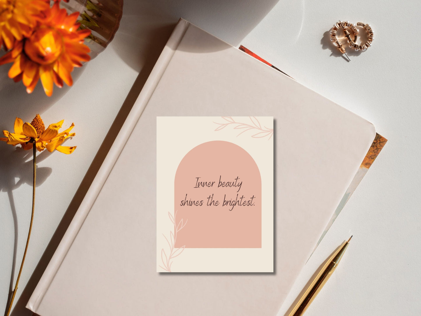 Boho Positivity Cards | Mindfulness Cards | Card Deck | Self Love | Affirmation Deck | Self Awareness | Daily Affirmation Cards | PLR Resell