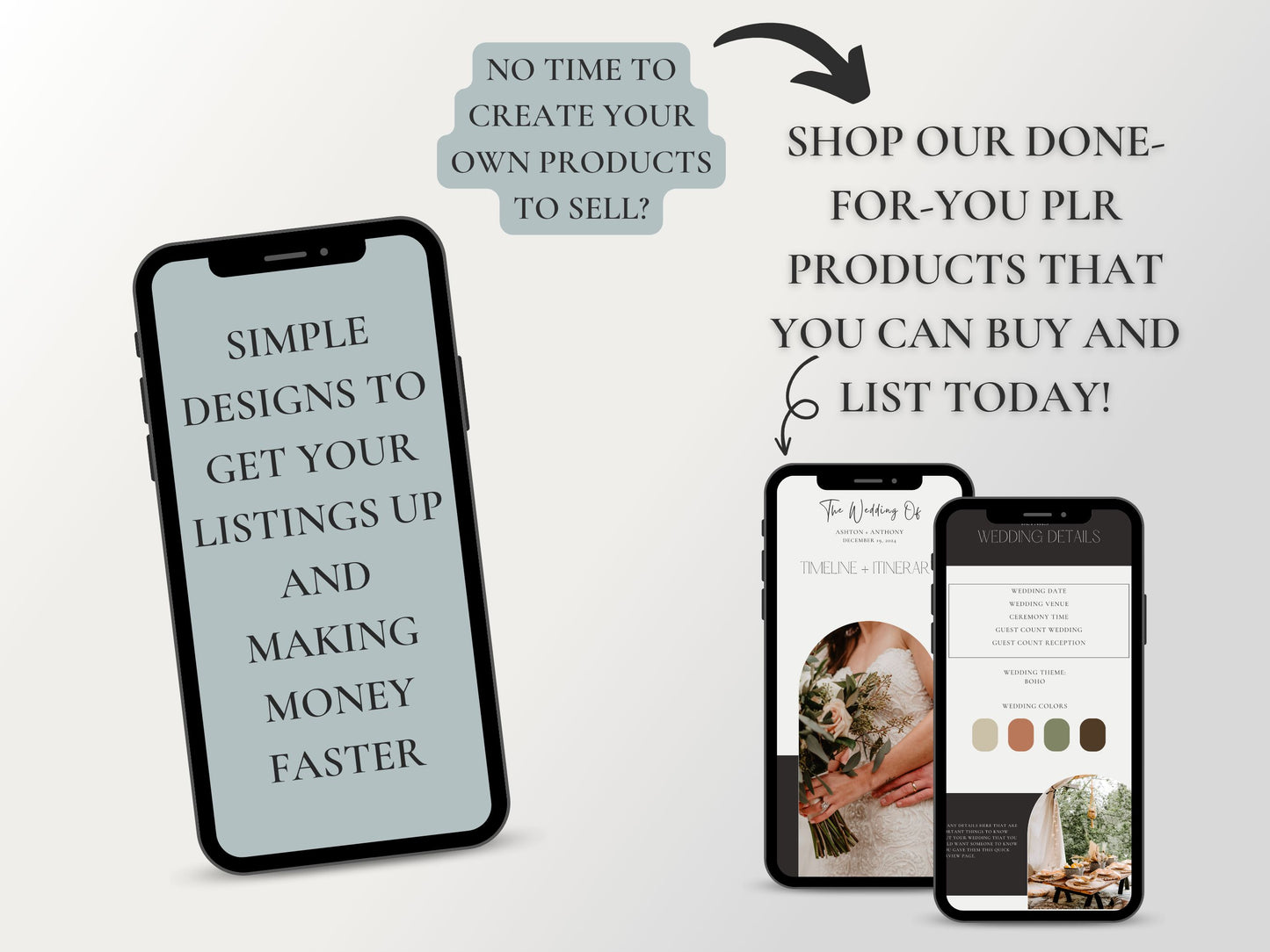 Etsy Shop Mockup, Listing Photos For Mobile Phone Products, Canva Template