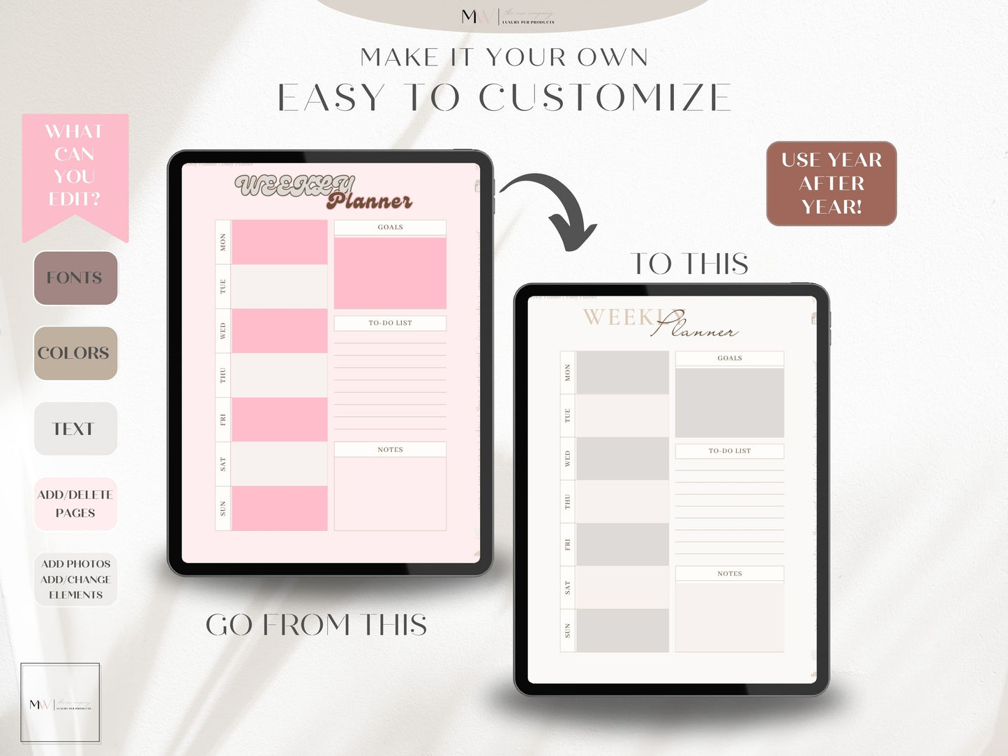 Coquette Style Planner - In My Girly Era